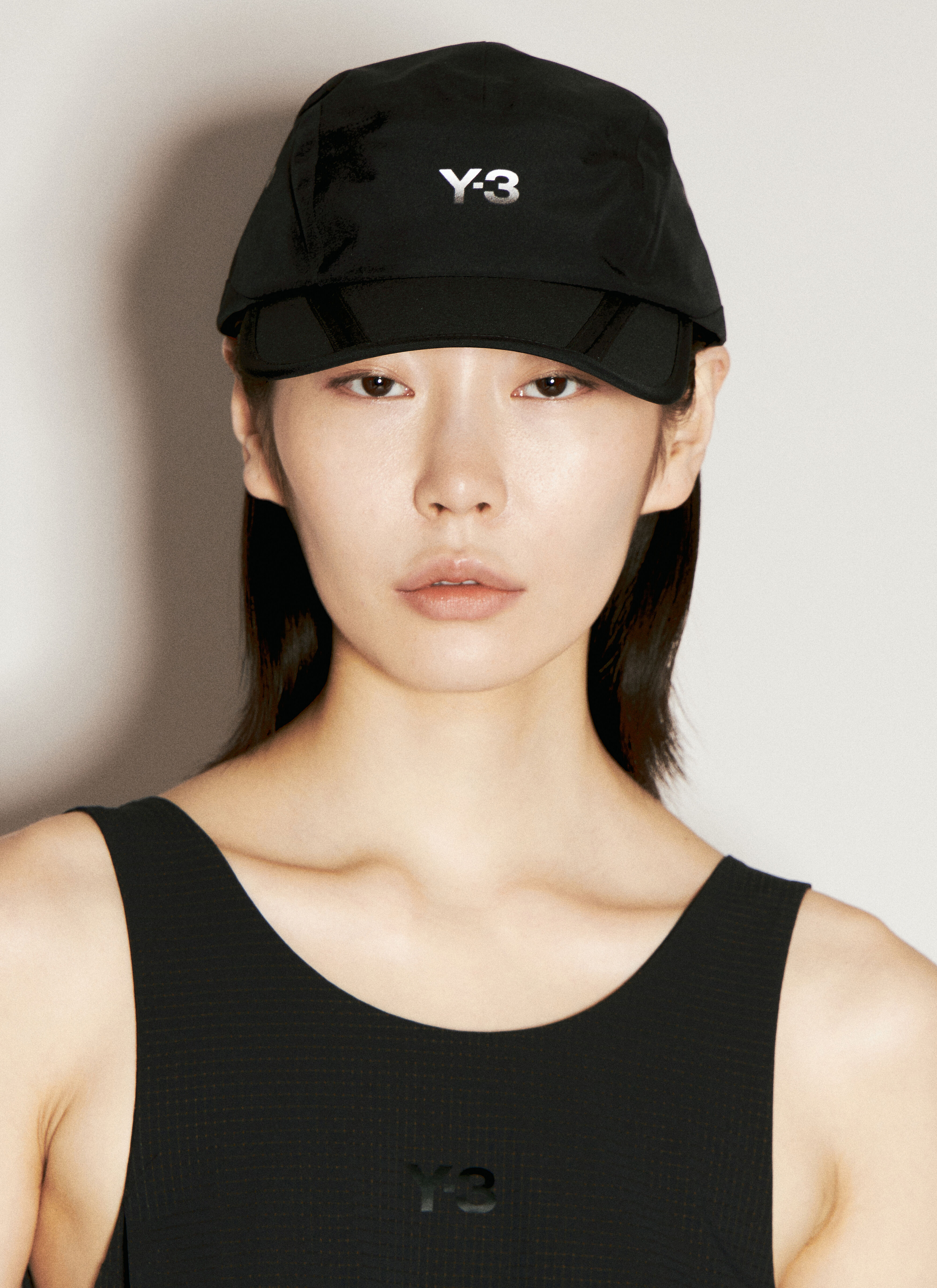 Y-3 徽标印花沙滩棒球帽 黑色 yyy0356010