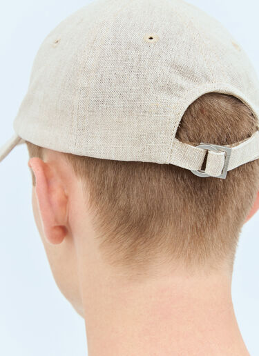 Jacquemus La Casquette Gadjo Baseball Cap Beige jac0158030