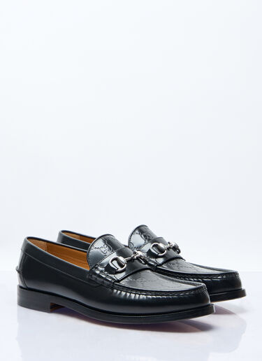 Gucci GG Horsebit Loafers Black guc0157039