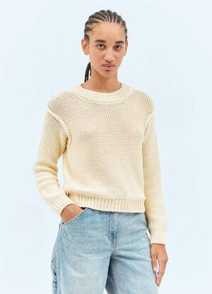 A.P.C. Cotton-Blend Sweater Beige apc0257001