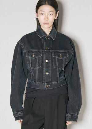 Saint Laurent 80's Denim Jacket Black sla0256017