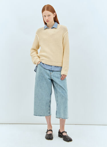 A.P.C. Cotton-Blend Sweater Beige apc0257010