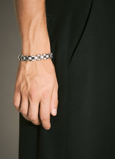 Saint Laurent Articulated Bracelet Silver sla0158038