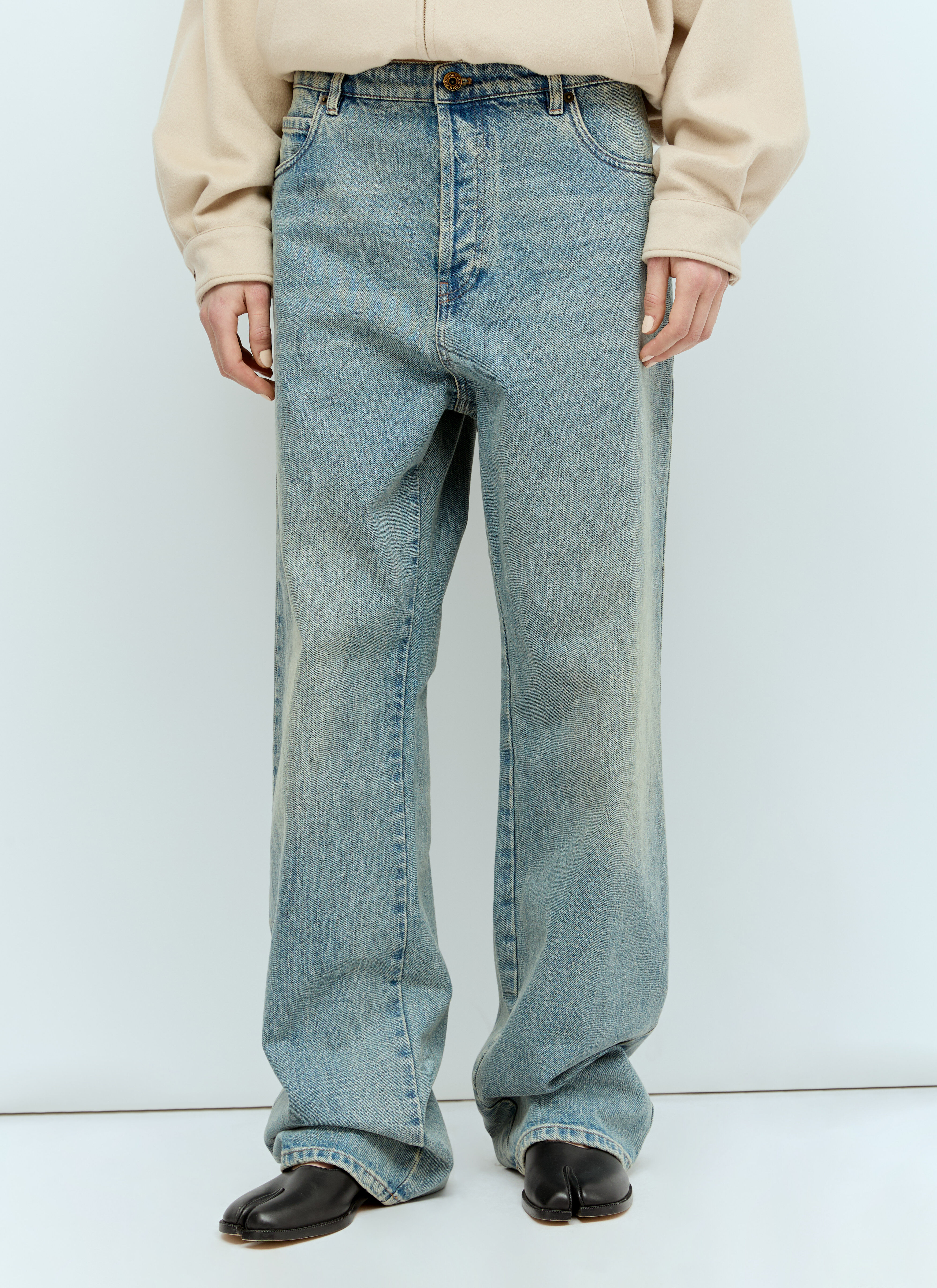 Miu Miu ウィメンズ ライトブルー 5ポケットジーンズ | LN-CC®