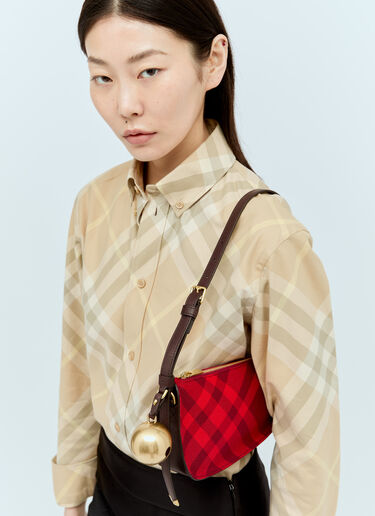 Burberry 迷你 Shield 单肩包  红色 bur0255008