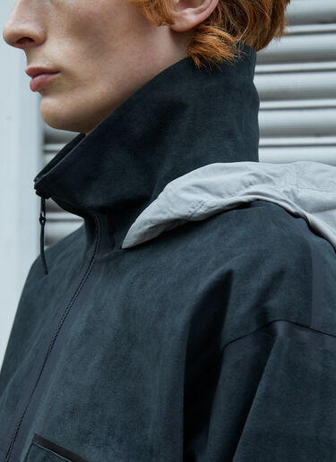 Massimo Osti Studio Alcantara® Pidgeon Jacket Black mao0158006