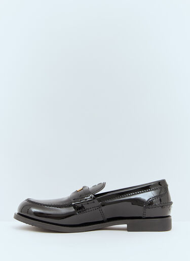 Miu Miu Patent Penny Loafers Black miu0258060