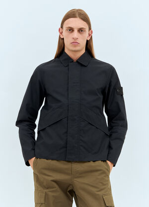 The Row Ghost Overshirt Navy row0158008