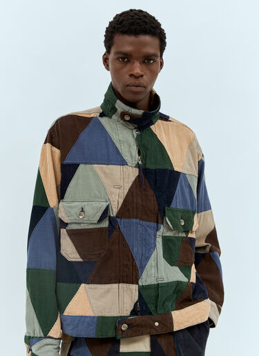 Engineered Garments Patchwork Trucker Jacket Multicolour egg0156007