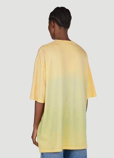 Acne Studios 스크린 프린트 티셔츠 옐로우 acn0351013