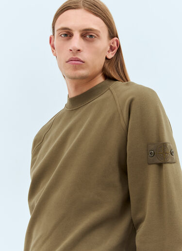 Stone Island ゴーストスウェットシャツ  グリーン sto0158012