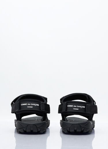 Comme des Garçons Homme Touch-Fastening Strap Sandals Black cdh0156018