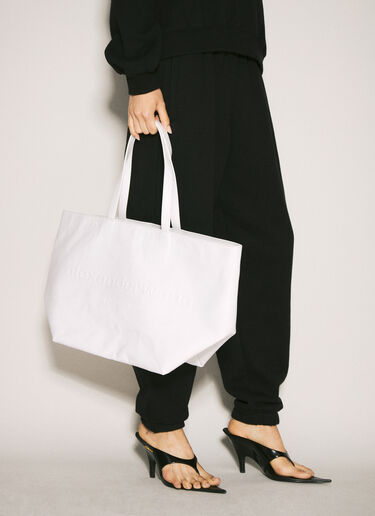 Alexander Wang Punch Tote Bag White awg0257035