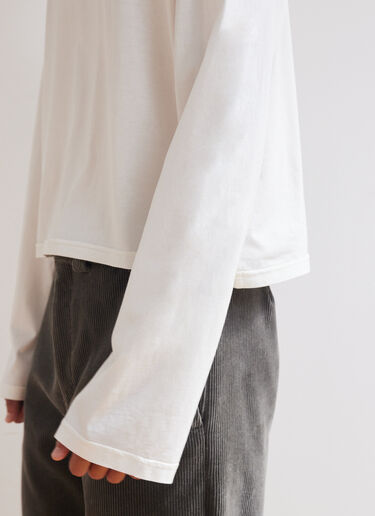 RIER Long-Sleeve Jersey T-Shirt White rrr0158014