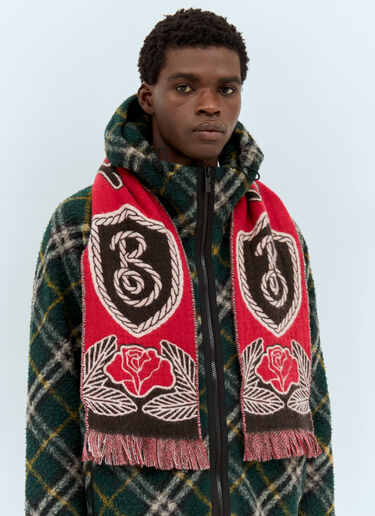 Burberry B Shield Scarf Red bur0158015