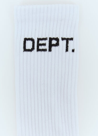 Gallery Dept. Logo Jacquard Socks White gdp0158016