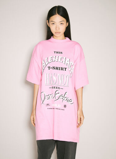 Balenciaga Not Been Done T-Shirt Pink bal0257025