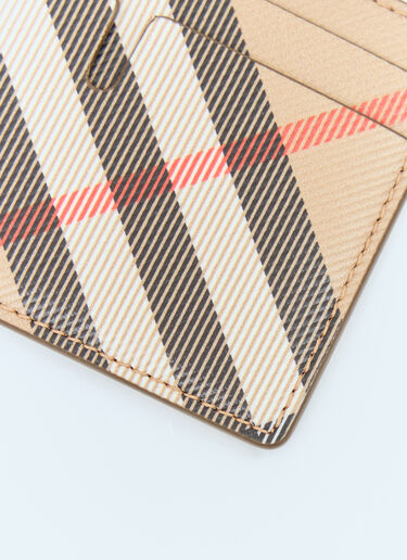 Burberry Check Cardholder Beige bur0157047