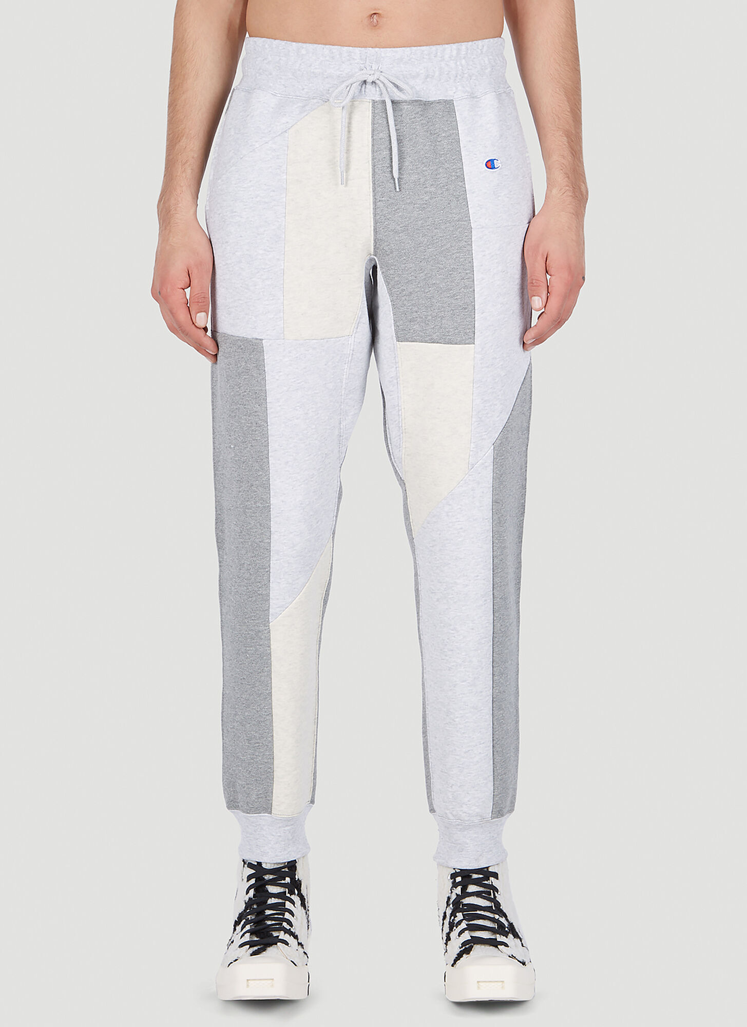 Champion X Anrealage Contrast Panel Track Trousers In Grey