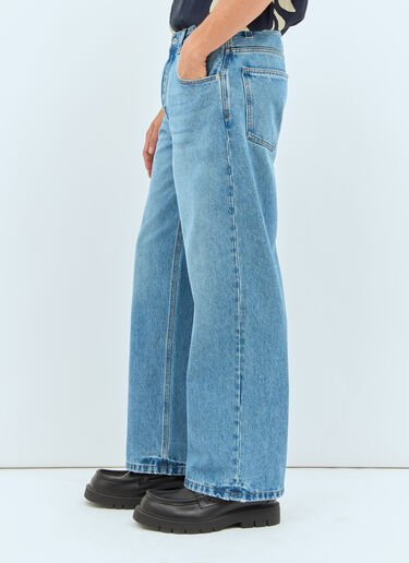 Jacquemus Le de-Nimes Large Jeans Blue jac0158007