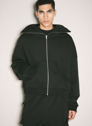 Entire Studios Full-Zip Hooded Sweatshirt Black ent0157026