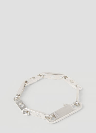 Rick Owens Chain Bracelet Silver ric0153042