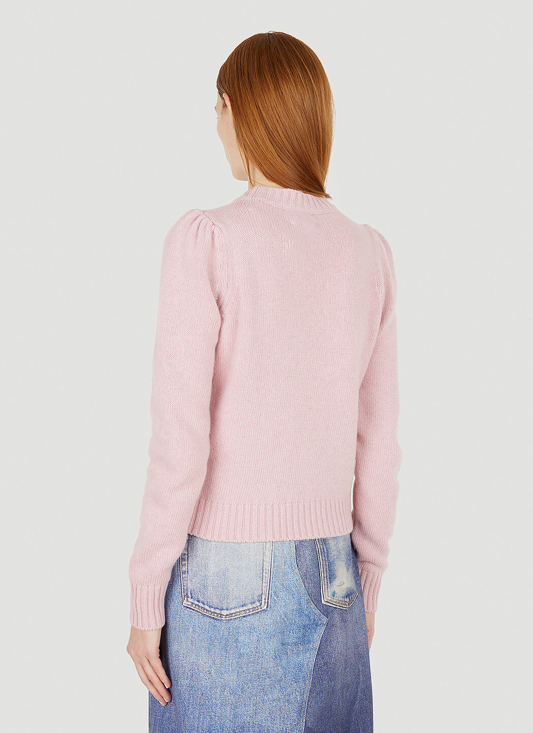 GANNI Women's Love Club Sweater in Pink | LN-CC®