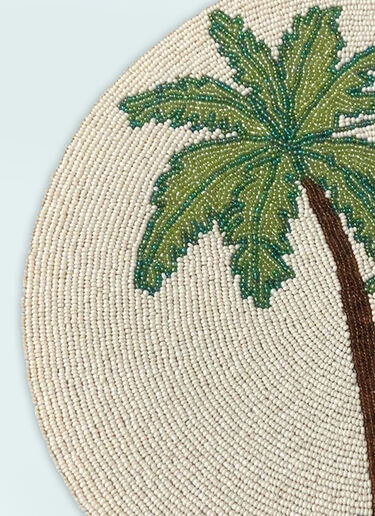 Les Ottomans Set Of Two Palm Tree Placemats Beige wps0691233