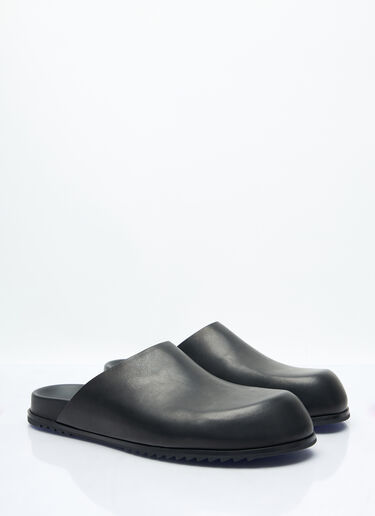 Rick Owens Leather Mules Black ric0157027