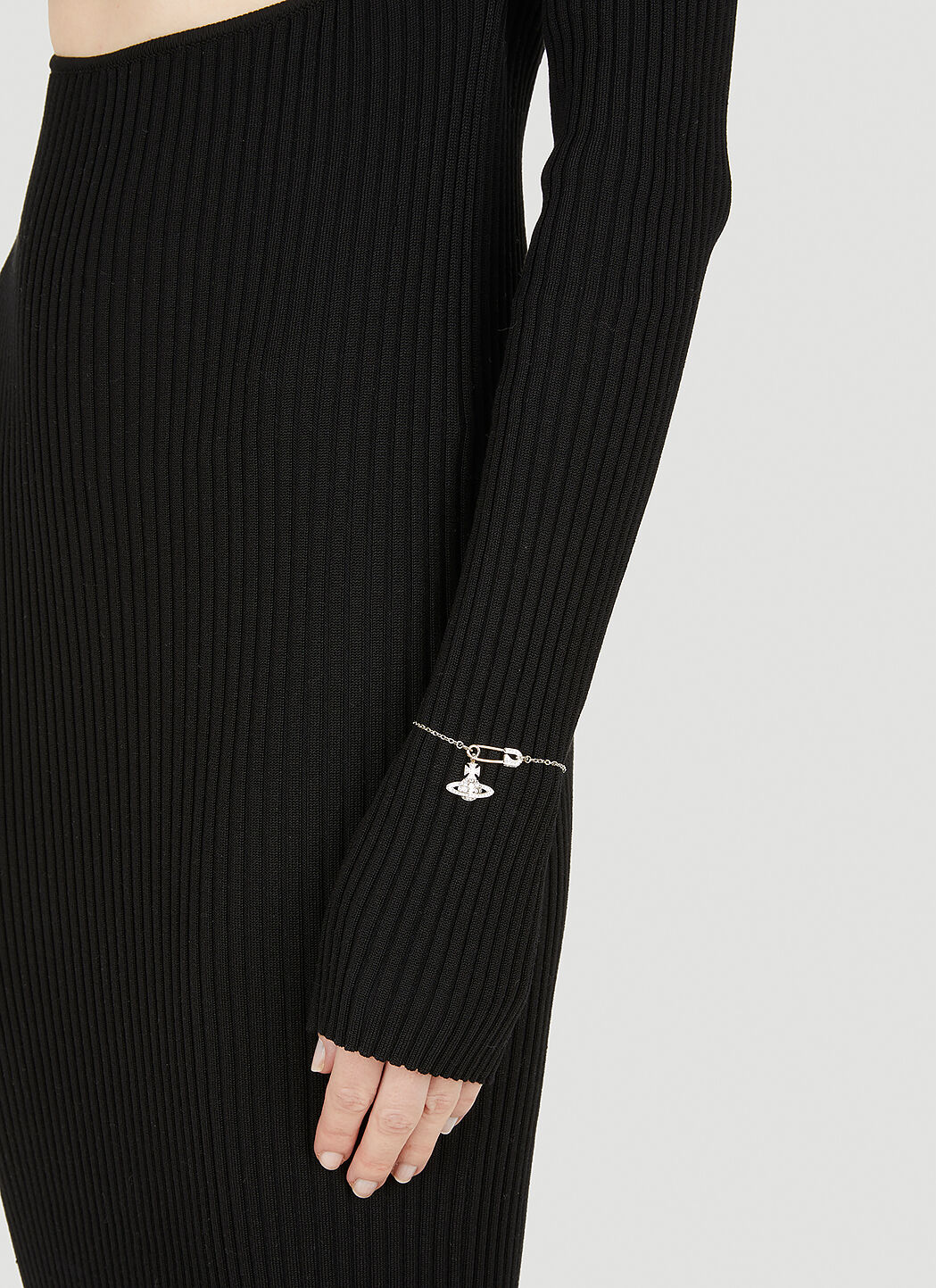 Vivienne Westwood Lucrece Safety Pin Bracelet en Silver | LN-CC®