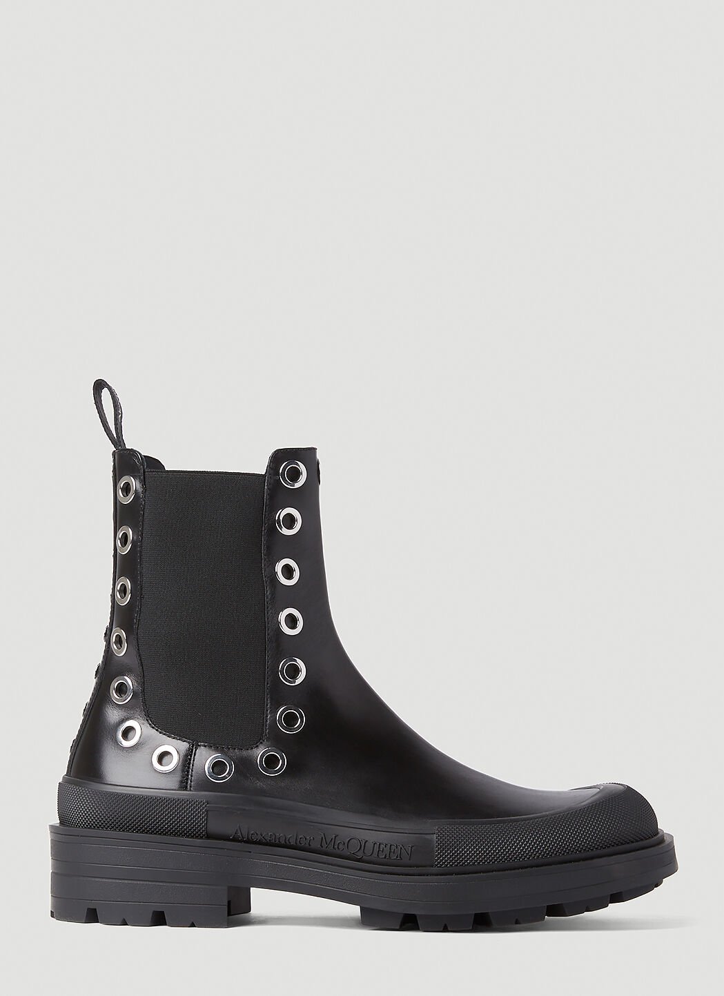Alexander McQueen Eyelet Boots Black amq0152016