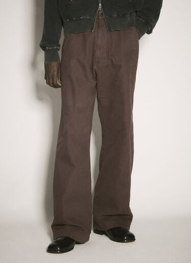 O.FILES Origami Canvas Pants Brown ofl0158007