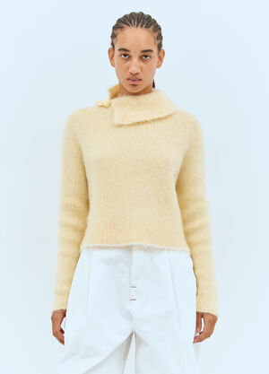 Jacquemus Le Pull Marina Sweater Yellow jac0258005