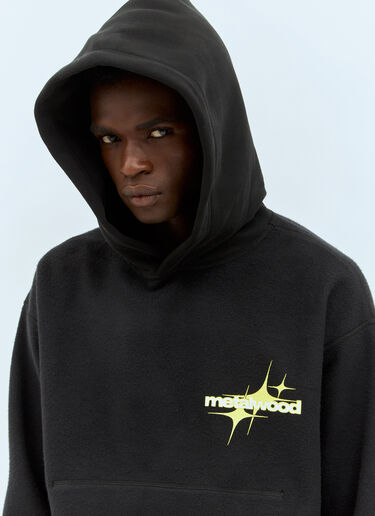 Metalwood Studio Reverse Twinkle Hooded Sweatshirt Black met0156003