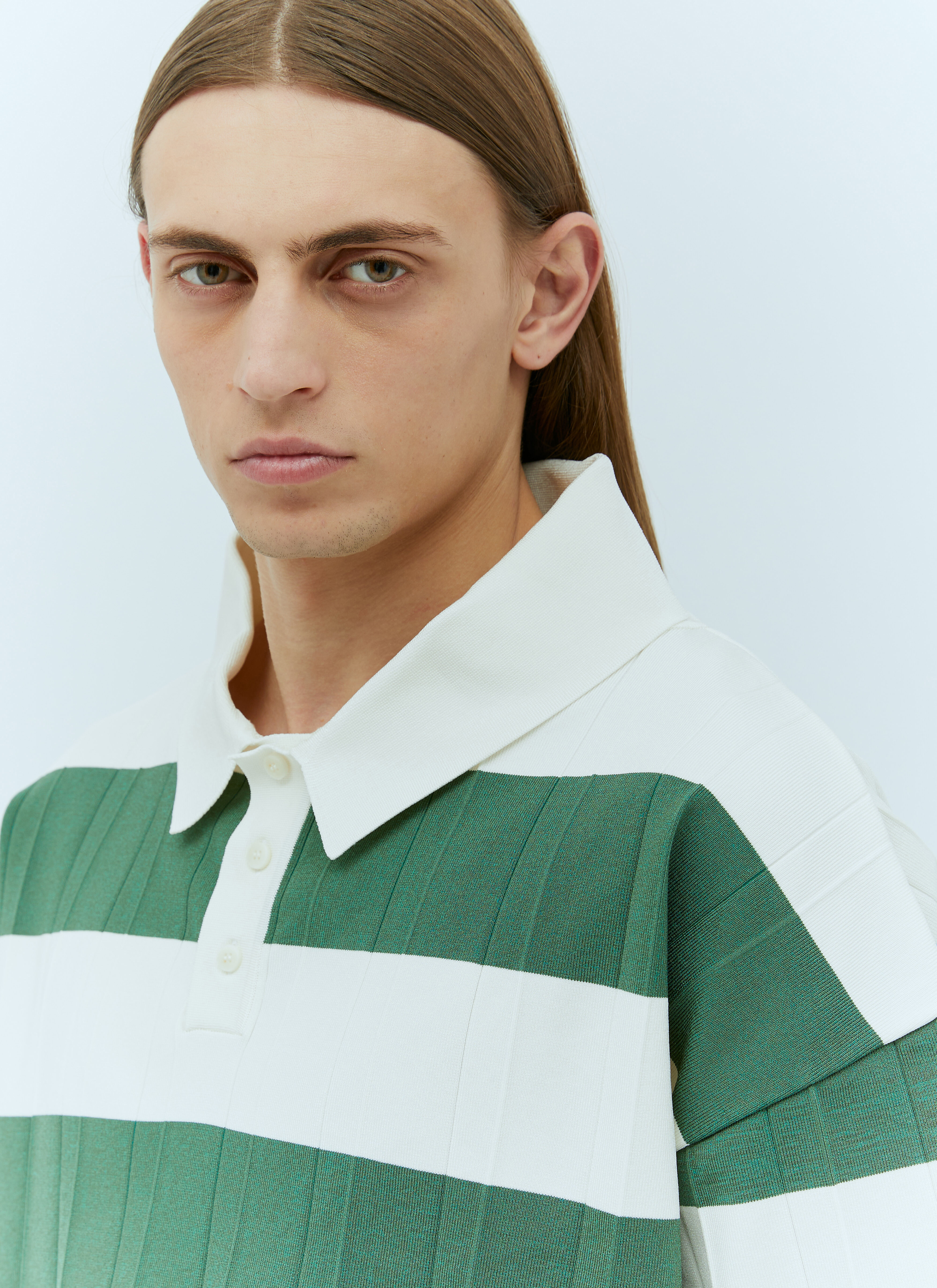 Jacquemus Men's Le Polo Bimini Shirt in Green | LN-CC®