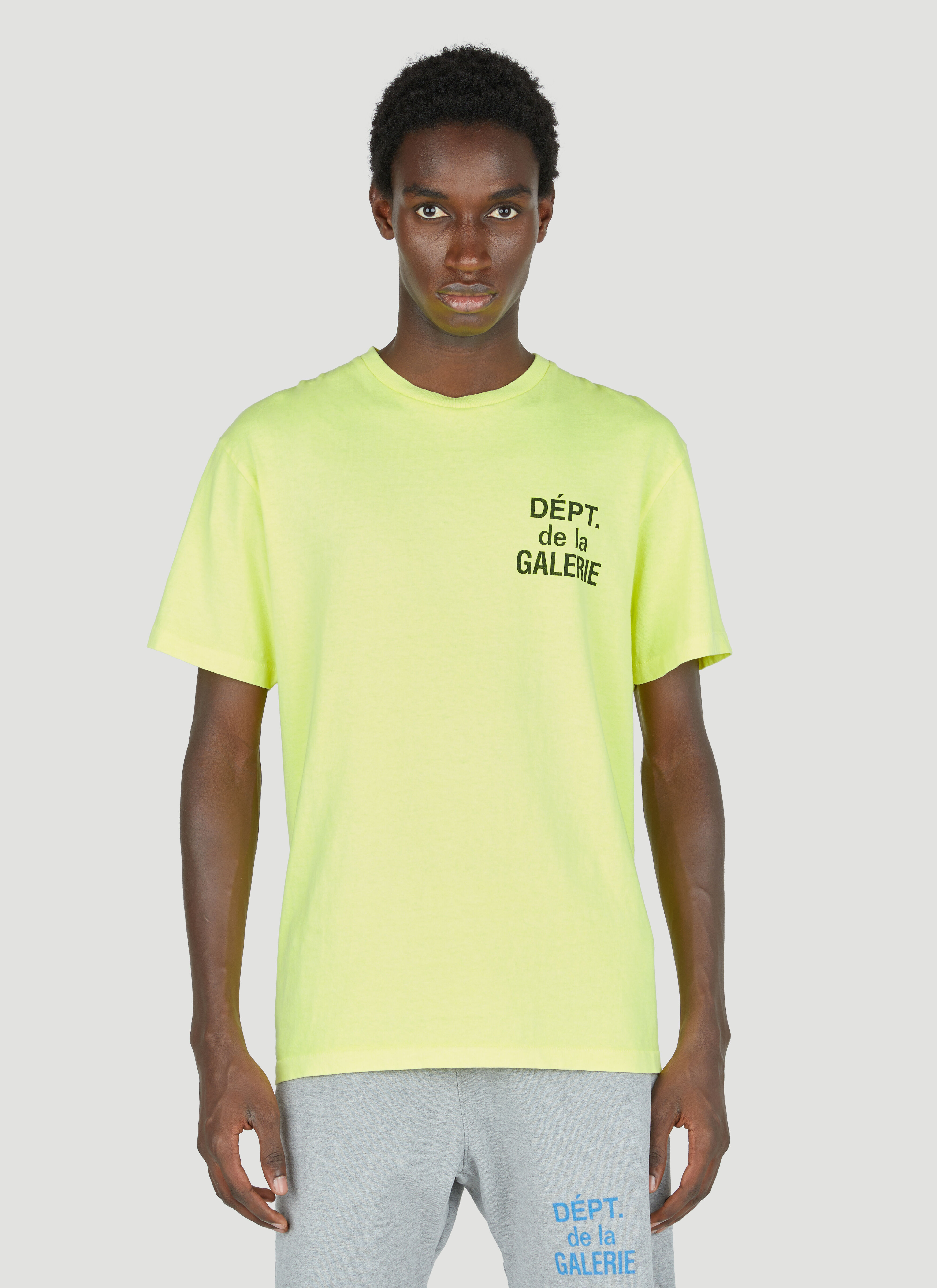 Gallery Dept. French Logo Print T-Shirt in Yellow | LN-CC®