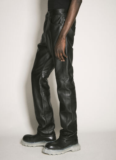 032C Casual Leather Pants Black cee0156024