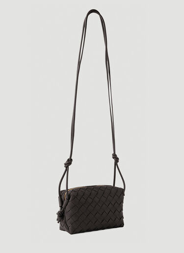 Loop Intrecciato Mini Shoulder Bag in Grey Bottega Veneta