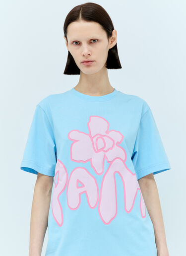 P.A.M. Three Is A Magic Number T-Shirt Blue pam0357006