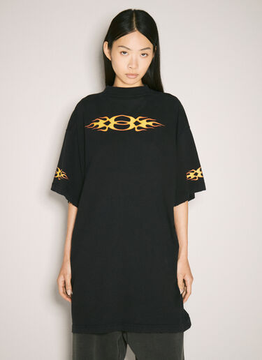 Balenciaga Burning Unity T 恤 黑色 bal0257027