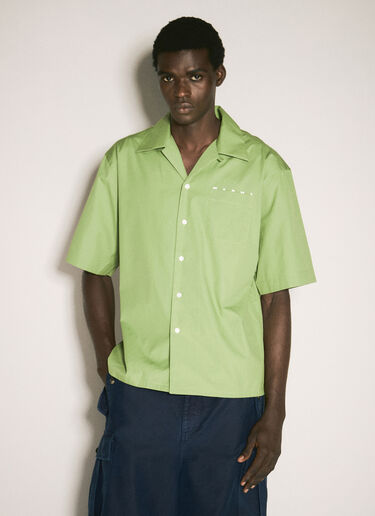 Marni Hidden Logo Shirt Green mni0157001