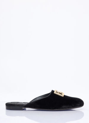 Miu Miu Velvet Mules Black miu0258060