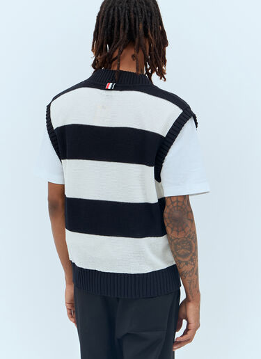 Thom Browne Oversized V-Neck Vest Navy thb0156004