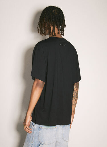 MM6 Maison Margiela Logo Patch T-Shirt Black mmm0155005