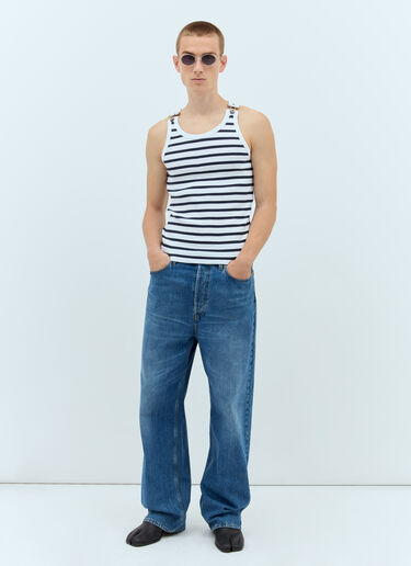 Jean Paul Gaultier Mariniere タンクトップ  ホワイト jpg0157008