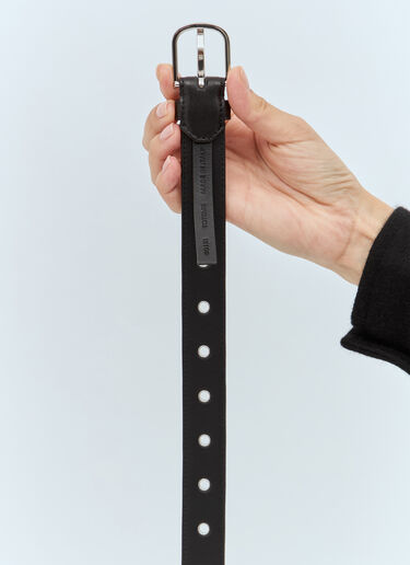 TOTEME Eyelet Leather Belt Black tot0257040