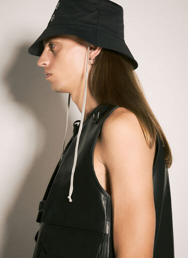 Rick Owens DRKSHDW Eyelets Bucket Hat Black drk0158021