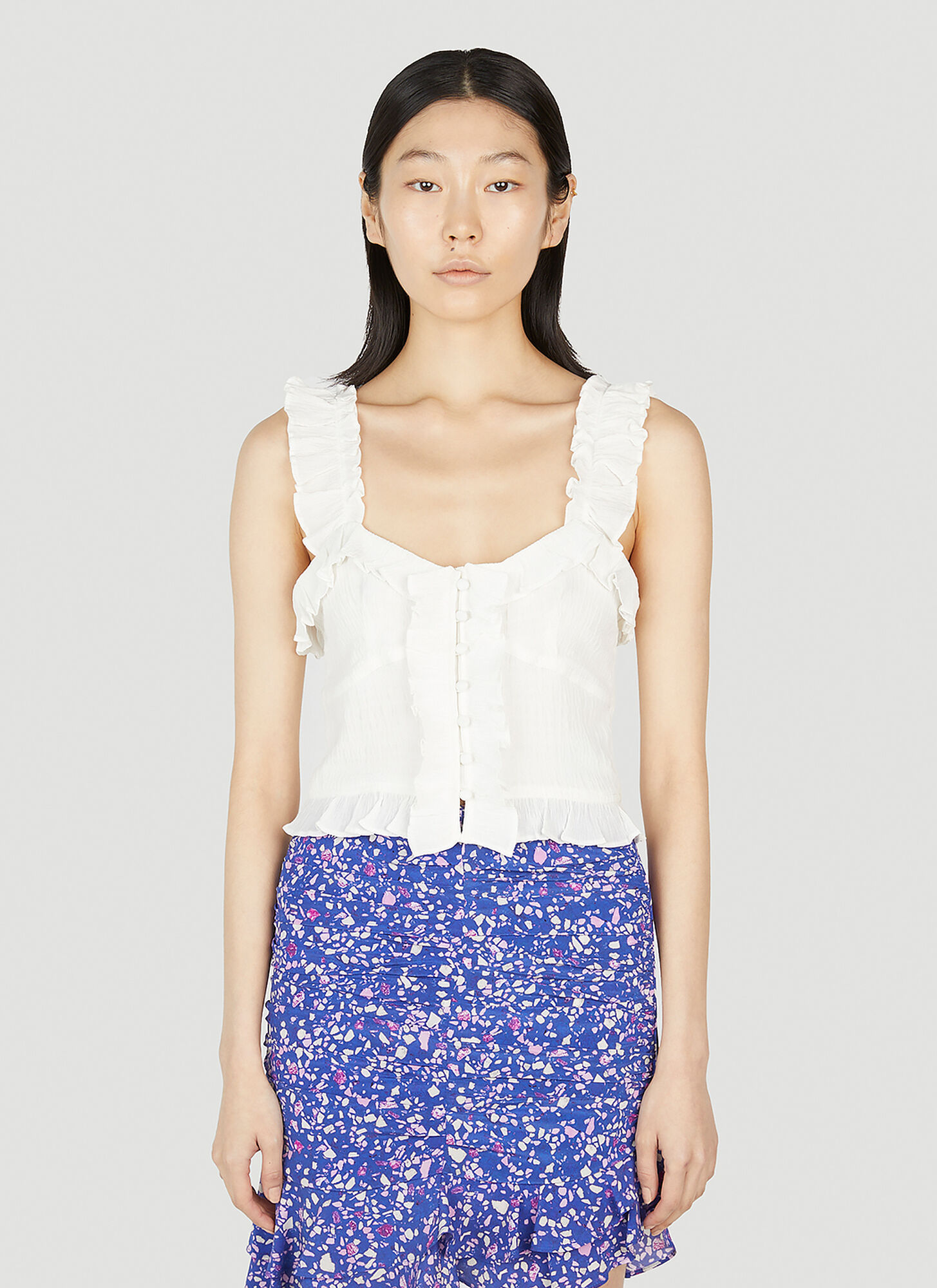 Isabel Marant Gimsy Top In White