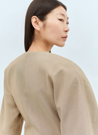 Jacquemus La Veste Ovalo Beige jac0258001