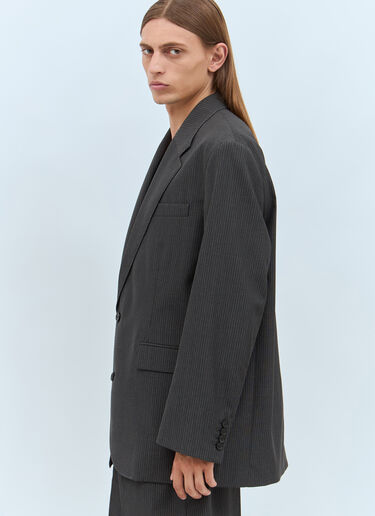 Acne Studios 细条纹西装外套  深灰色 acn0157024